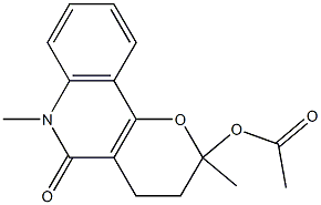 2-Acetoxy-2,6-dimethyl-3,4-dihydro-2H-pyrano[3,2-c]quinolin-5(6H)-one
