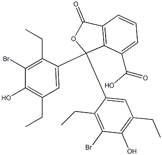 1,1-Bis(3-bromo-2,5-diethyl-4-hydroxyphenyl)-1,3-dihydro-3-oxoisobenzofuran-7-carboxylic acid