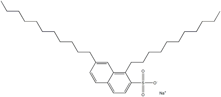 1,7-Diundecyl-2-naphthalenesulfonic acid sodium salt