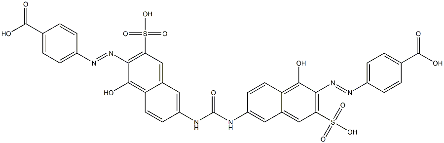4,4'-[Carbonylbis[imino(1-hydroxy-3-sulfo-6,2-naphthalenediyl)azo]]bisbenzoic acid