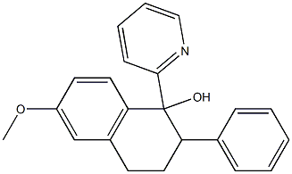 1,2,3,4-Tetrahydro-6-methoxy-2-phenyl-1-(2-pyridyl)-1-naphthol