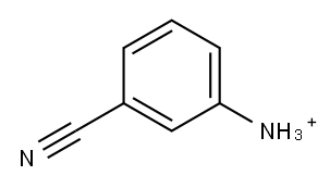 3-シアノアニリニウム 化学構造式