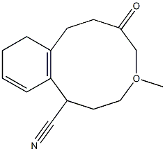 1-Cyano-4-methyl-1,2,3,4,6,7,8,9-octahydro-5-benzoxacycloundecin-6-one