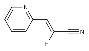 3-(2-Pyridinyl)-2-fluoropropenenitrile