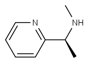 (-)-2-[(S)-1-(Methylamino)ethyl]pyridine Structure