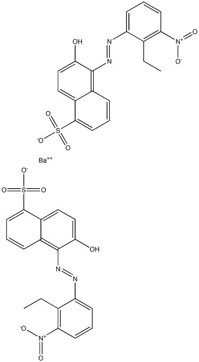 Bis[1-[(2-ethyl-3-nitrophenyl)azo]-2-hydroxy-5-naphthalenesulfonic acid]barium salt