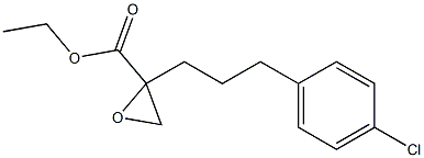 2-[3-(p-Chlorophenyl)propyl]oxirane-2-carboxylic acid ethyl ester
