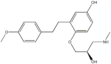 (2R)-1-[4-Hydroxy-2-(4-methoxyphenethyl)phenoxy]-3-methylamino-2-propanol