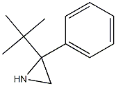2-tert-ブチル-2-フェニルアジリジン 化学構造式