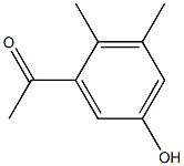 3-アセチル-4,5-ジメチルフェノール 化学構造式