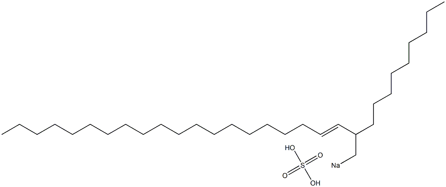 Sulfuric acid 2-nonyl-3-docosenyl=sodium ester salt