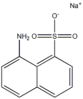 8-アミノ-1-ナフタレンスルホン酸ナトリウム 化学構造式