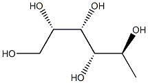 6-Deoxy-L-mannitol Structure