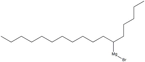 (1-ペンチルドデシル)マグネシウムブロミド 化学構造式