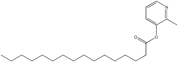 ヘキサデカン酸3-ピリジルメチル 化学構造式