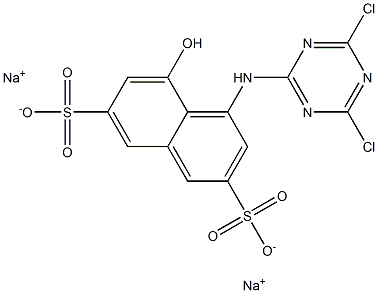 4-(4,6-Dichloro-1,3,5-triazin-2-ylamino)-5-hydroxynaphthalene-2,7-disulfonic acid disodium salt