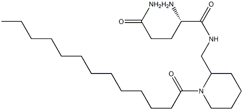 (2S)-2-Amino-N-[(1-tridecanoyl-2-piperidinyl)methyl]glutaramide