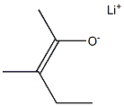 リチウム(Z)-3-メチル-2-ペンテン-2-オラート 化学構造式