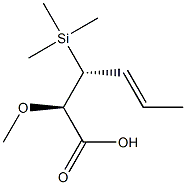 (2R,3R,4E)-2-Methoxy-3-(trimethylsilyl)-4-hexenoic acid
