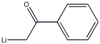 α-リチオアセトフェノン 化学構造式