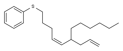 (5Z)-4-Hexyl-9-phenylthio-1,5-nonadiene