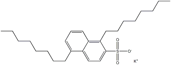 1,5-Dioctyl-2-naphthalenesulfonic acid potassium salt