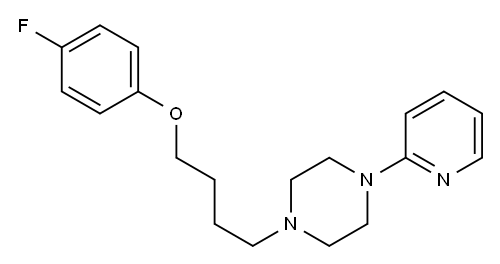 1-[4-(4-Fluorophenoxy)butyl]-4-(2-pyridinyl)piperazine