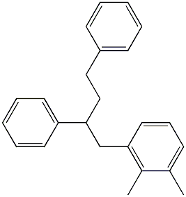 1-キシリル-1,3-ジフェニルブタン 化学構造式