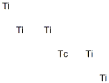 ペンタチタン-テクネチウム 化学構造式