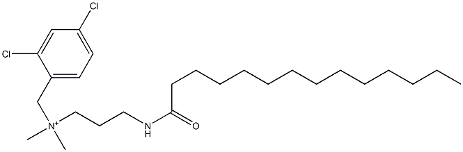 2,4-Dichloro-N,N-dimethyl-N-[3-[(1-oxotetradecyl)amino]propyl]benzenemethanaminium