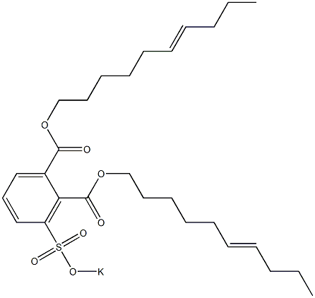3-(Potassiosulfo)phthalic acid di(6-decenyl) ester