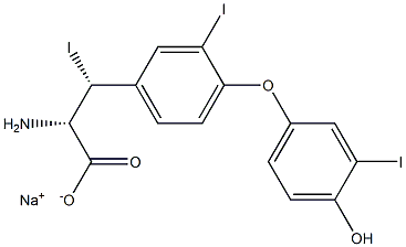 (2S,3R)-2-Amino-3-[4-(4-hydroxy-3-iodophenoxy)-3-iodophenyl]-3-iodopropanoic acid sodium salt