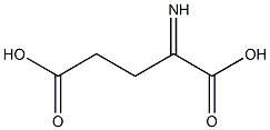 2-イミノペンタン二酸 化学構造式