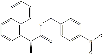 [S,(+)]-2-(1-Naphtyl)propionic acid 4-nitrophenylmethyl ester