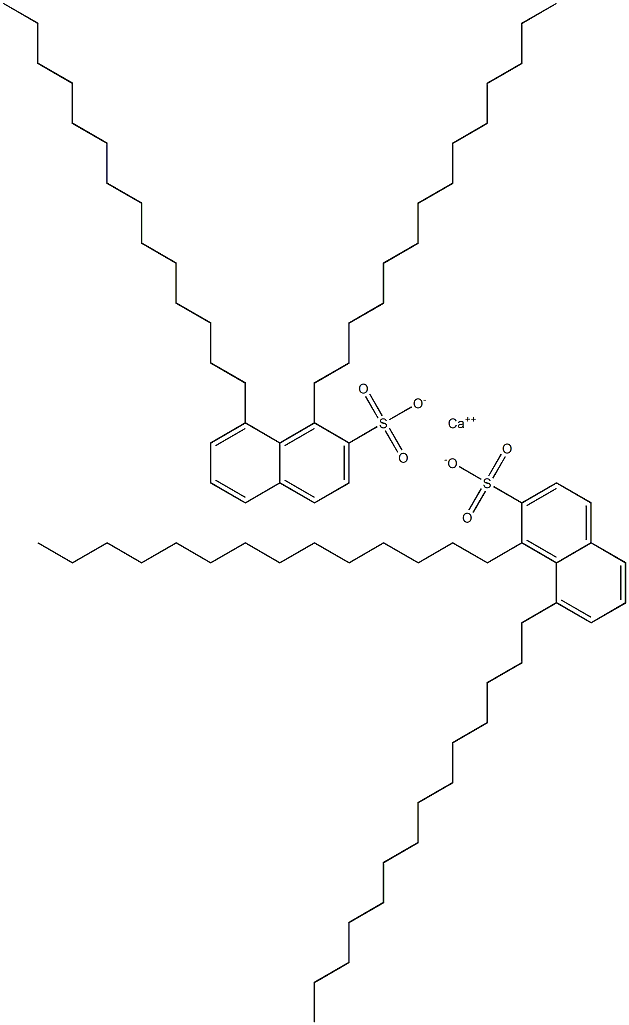 Bis(1,8-ditetradecyl-2-naphthalenesulfonic acid)calcium salt