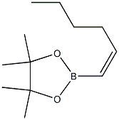 2-[(Z)-1-ヘキセニル]-4,4,5,5-テトラメチル-1,3,2-ジオキサボロラン 化学構造式