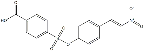 4-[4-[(E)-2-Nitroethenyl]phenoxysulfonyl]benzoic acid