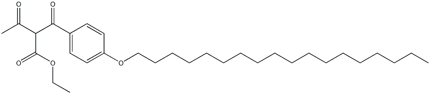 2-(p-Octadecyloxybenzoyl)-3-oxobutyric acid ethyl ester