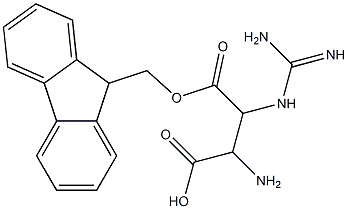 FMOC-L-胍基丙氨酸 结构式