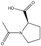 N-乙酰-D-脯氨酸 结构式