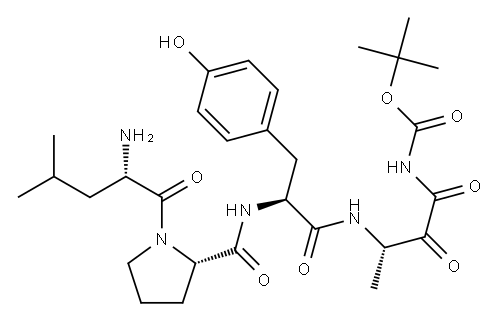 tert-butyloxycarbonyl-leucyl-prolyl-tyrosyl-alanyl-methylamide