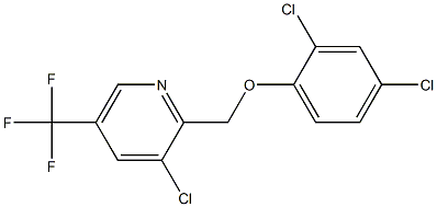 3-chloro-2-[(2,4-dichlorophenoxy)methyl]-5-(trifluoromethyl)pyridine