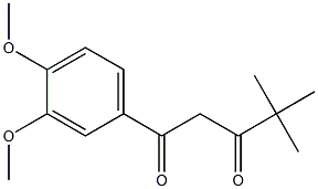 1-(3,4-dimethoxyphenyl)-4,4-dimethylpentane-1,3-dione