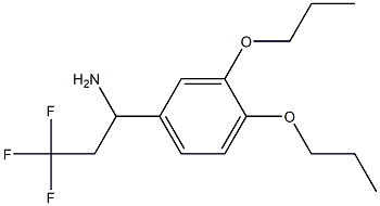 1-(3,4-dipropoxyphenyl)-3,3,3-trifluoropropan-1-amine
