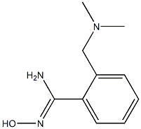 2-[(dimethylamino)methyl]-N'-hydroxybenzenecarboximidamide Structure