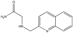 2-[(quinolin-2-ylmethyl)amino]acetamide Struktur