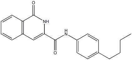 3-Isoquinolinecarboxamide,  N-(4-butylphenyl)-1,2-dihydro-1-oxo-