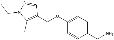 Benzenemethanamine,  4-[(1-ethyl-5-methyl-1H-pyrazol-4-yl)methoxy]-