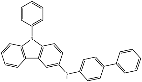 N-biphenyl-4-yl-9-phenyl-9H-Carbazol-3-amin Structure
