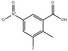 3-iodo-2-methyl-5-nitrobenzoic acid Structure
